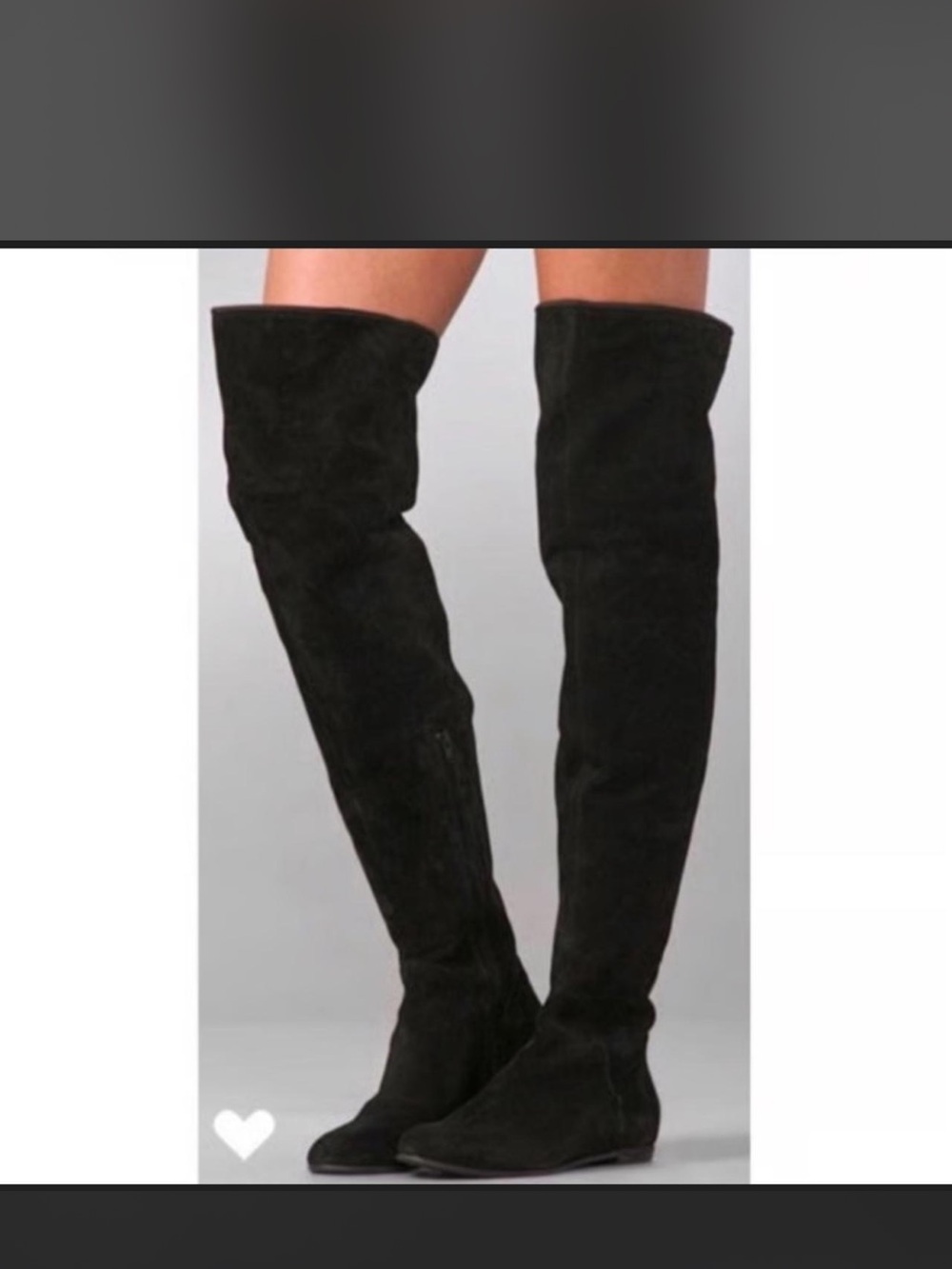 Giuseppe Zanotti Black Over-the-Knee Suede Boots